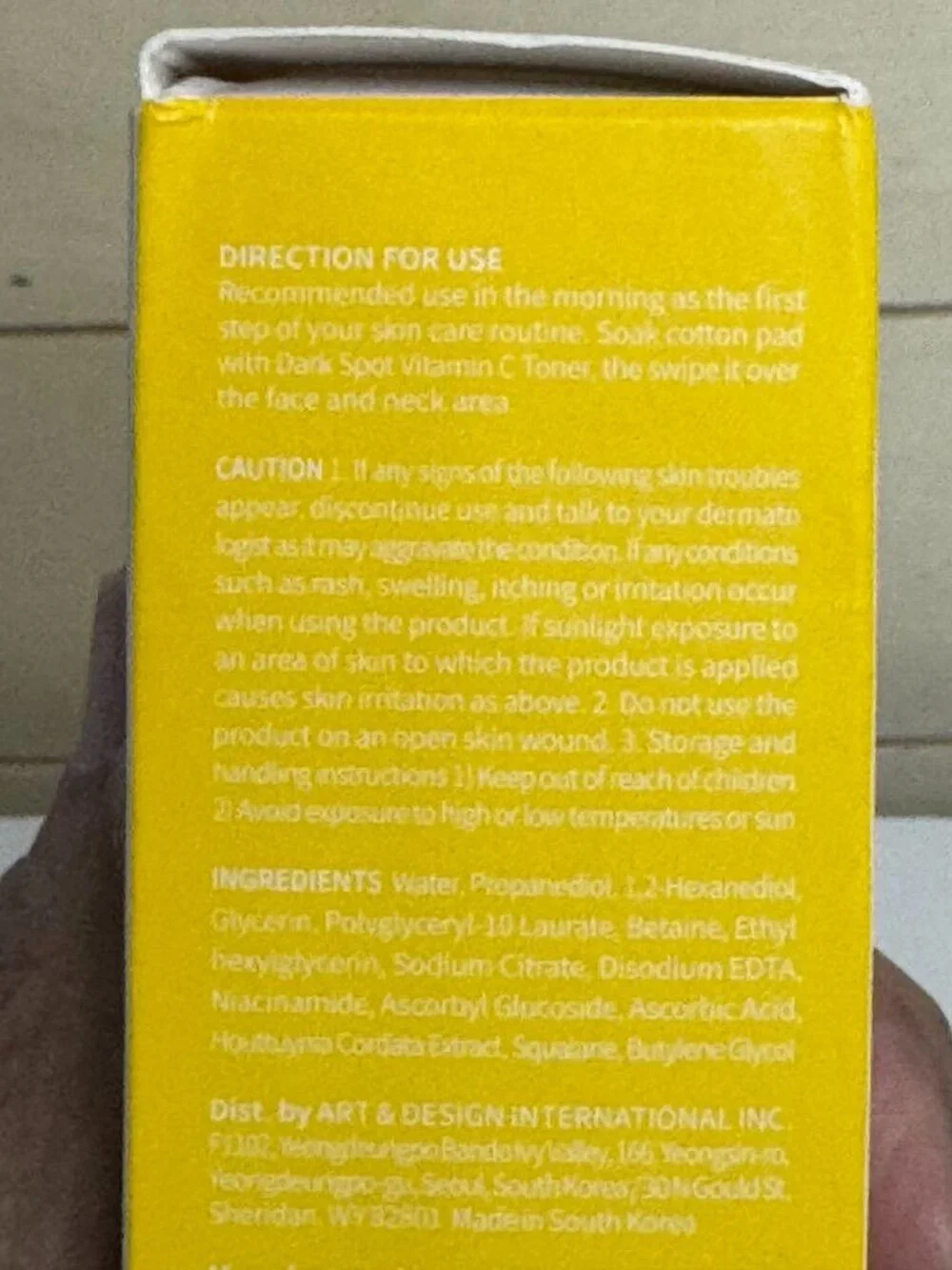 OOTD Dark Spot Vitamin C Toner 250ml With Niacinamide & Squalane Fragrance-Free